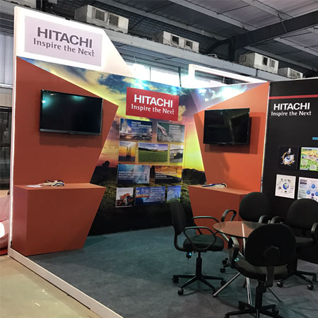 Stall Execution for HITACHI & INFINIUM in Vibrant Gujarat